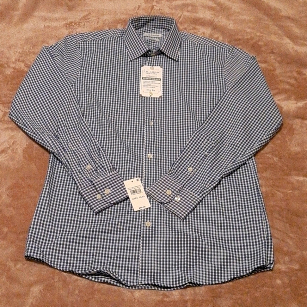 J. M. Haggar Long Sleeve Dress Shirt!